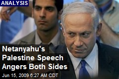 Netanyahu's Palestine Speech Angers Both Sides