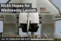 NASA Hopes for Wednesday Launch