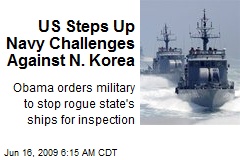US Steps Up Navy Challenges Against N. Korea