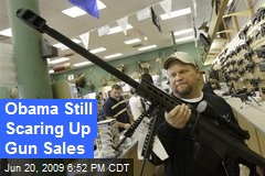 Obama Still Scaring Up Gun Sales