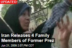 Iran Releases 4 Family Members of Former Prez