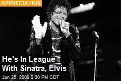 He's In League With Sinatra, Elvis