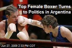 Top Female Boxer Turns to Politics in Argentina