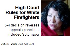 High Court Rules for White Firefighters