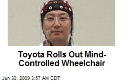 Toyota Rolls Out Mind-Controlled Wheelchair