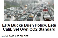 EPA Bucks Bush Policy, Lets Calif. Set Own CO2 Standard