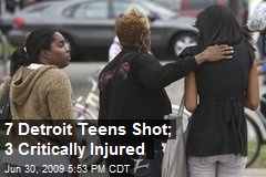 7 Detroit Teens Shot; 3 Critically Injured