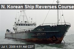 N. Korean Ship Reverses Course
