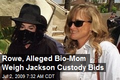 Rowe, Alleged Bio-Mom Weigh Jackson Custody Bids