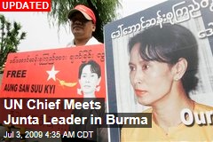 UN Chief Meets Junta Leader in Burma