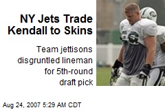 NY Jets Trade Kendall to Skins