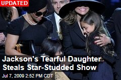 Jackson's Tearful Daughter Steals Star-Studded Show