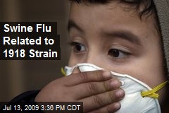 Swine Flu Related to 1918 Strain