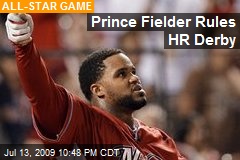 Prince Fielder Rules HR Derby