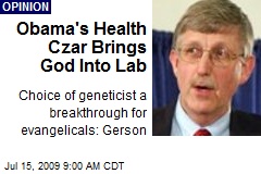 Obama's Health Czar Brings God Into Lab