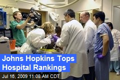 Johns Hopkins Tops Hospital Rankings