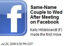 Same-Name Couple to Wed After Meeting on Facebook