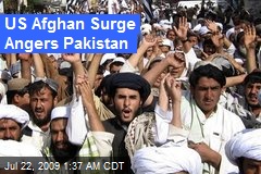 US Afghan Surge Angers Pakistan