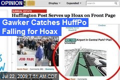 Gawker Catches HuffPo Falling for Hoax