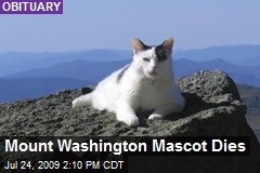 Mount Washington Mascot Dies