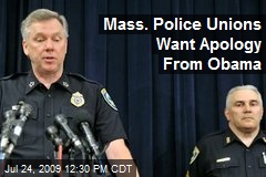 Mass. Police Unions Want Apology From Obama