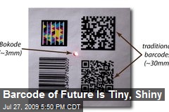 Barcode of Future Is Tiny, Shiny