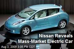 Nissan Reveals Mass-Market Electric Car