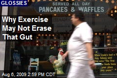 Why Exercise May Not Erase That Gut