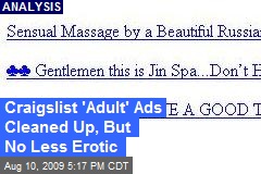 Craigslist 'Adult' Ads Cleaned Up, But No Less Erotic