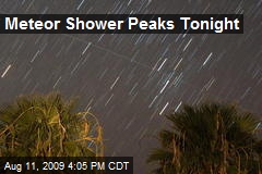Meteor Shower Peaks Tonight