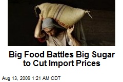 Big Food Battles Big Sugar to Cut Import Prices