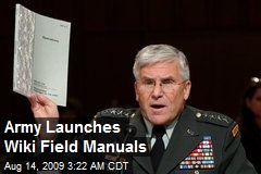 Army Launches Wiki Field Manuals