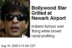 Bollywood Star Grilled at Newark Airport