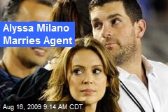 Alyssa Milano Marries Agent