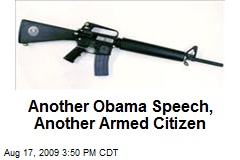 Another Obama Speech, Another Armed Citizen