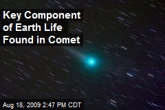 Key Component of Earth Life Found in Comet