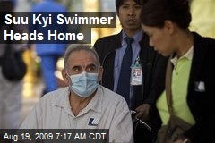 Suu Kyi Swimmer Heads Home
