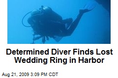 Determined Diver Finds Lost Wedding Ring in Harbor