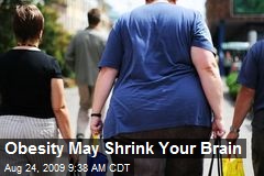 Obesity May Shrink Your Brain