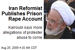 Iran Reformist Publishes Prison Rape Account