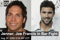 Jenner, Joe Francis in Bar Fight