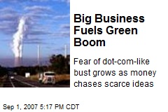 Big Business Fuels Green Boom