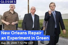 New Orleans Repair an Experiment in Green