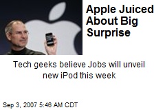 Apple Juiced About Big Surprise