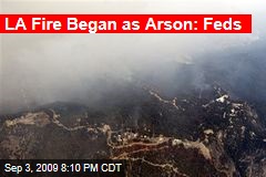 LA Fire Began as Arson: Feds