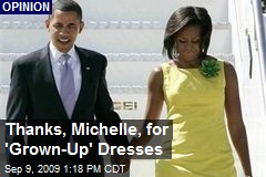 Thanks, Michelle, for 'Grown-Up' Dresses