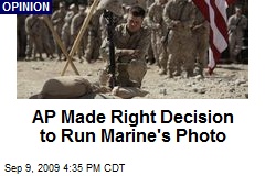 AP Made Right Decision to Run Marine's Photo