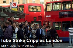 Tube Strike Cripples London