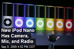 New iPod Nano Has Camera, Mic, and Radio