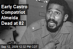 Early Castro Compatriot Almeida Dead at 82